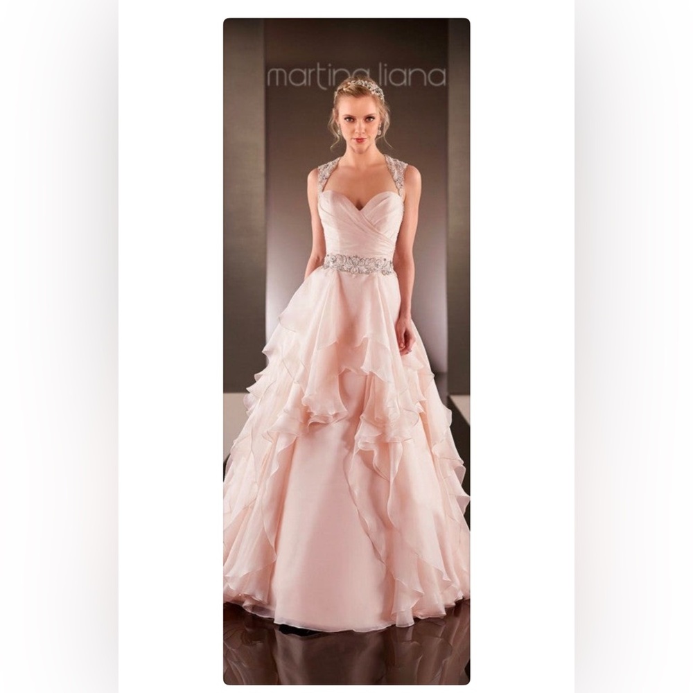 Blush Wedding or Evening Gown
